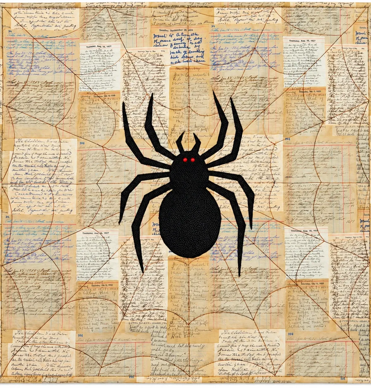 Black Spider Wall Hanging