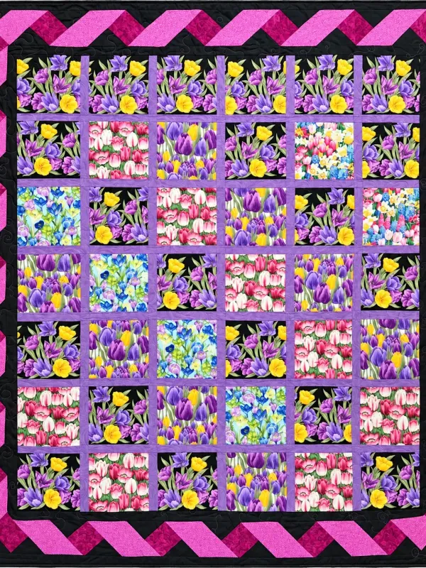 Product Rows of Tulips Image